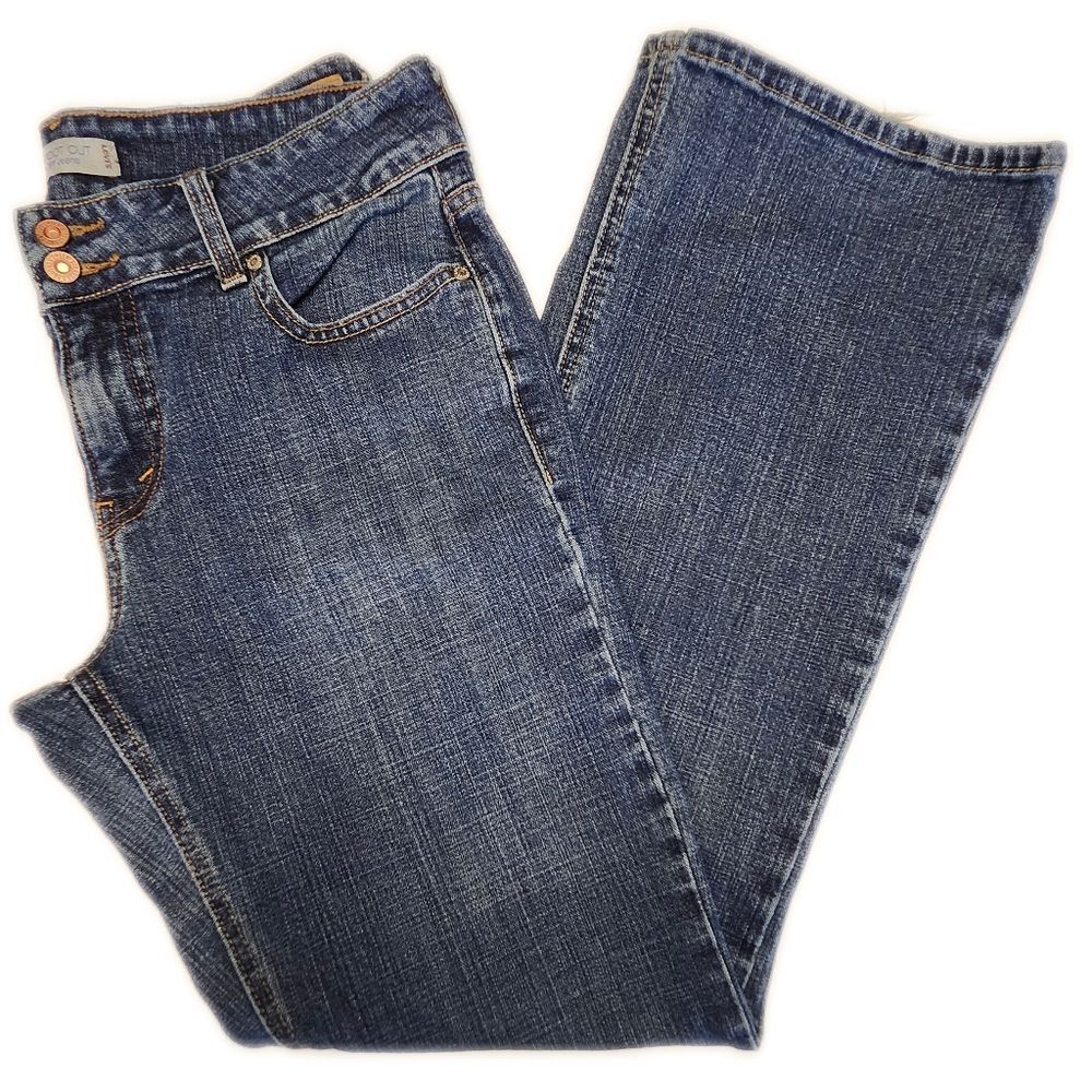 Levi's Slender Boot Cut, Medium Blue Wash, 99% Cotton, Denim Jeans, 10M